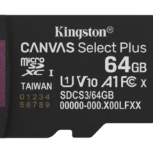 Card de Memorie Microsdxc Kingston64GBCanvas Select Plusfara Adaptor