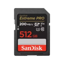 Sandisk Extreme Pro. Capacity: 512 GB, Flash Card Type: Sdxc
