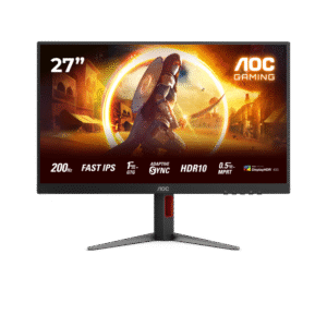 Monitor AOC 27" 27G4HA, Diagonal (inch): 27, Diagonal (cm): 68,
