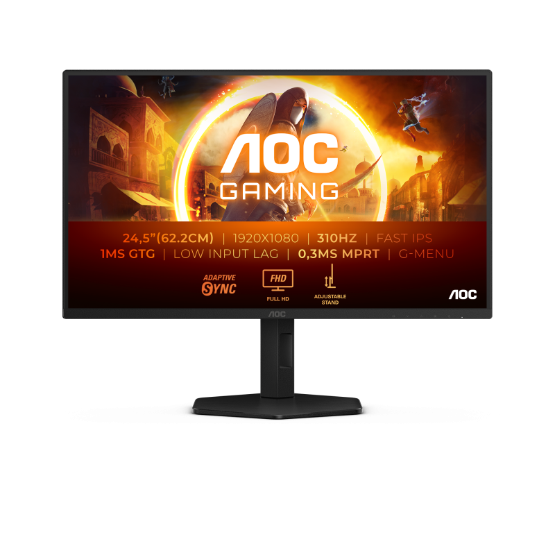 Monitor AOC 24.5" 25G4SXU, Diagonal (inch): 24.5, Diagonal (cm): 62.2,