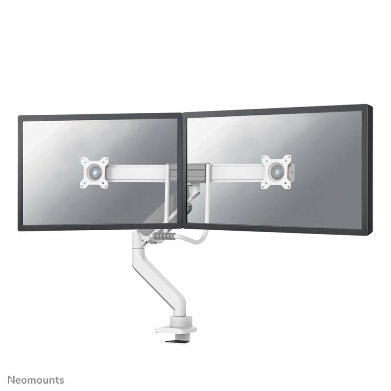 Brat dublu monitor Neomounts DS75-450WH2; pentru display-uri cu diagonale 17"-32",