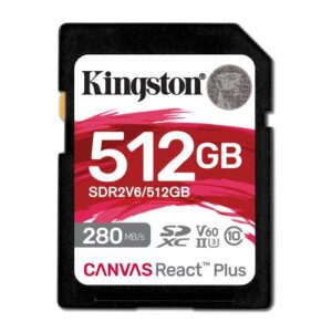 Card de Memorie SDXC Kingston 512GBCanvas React Plus