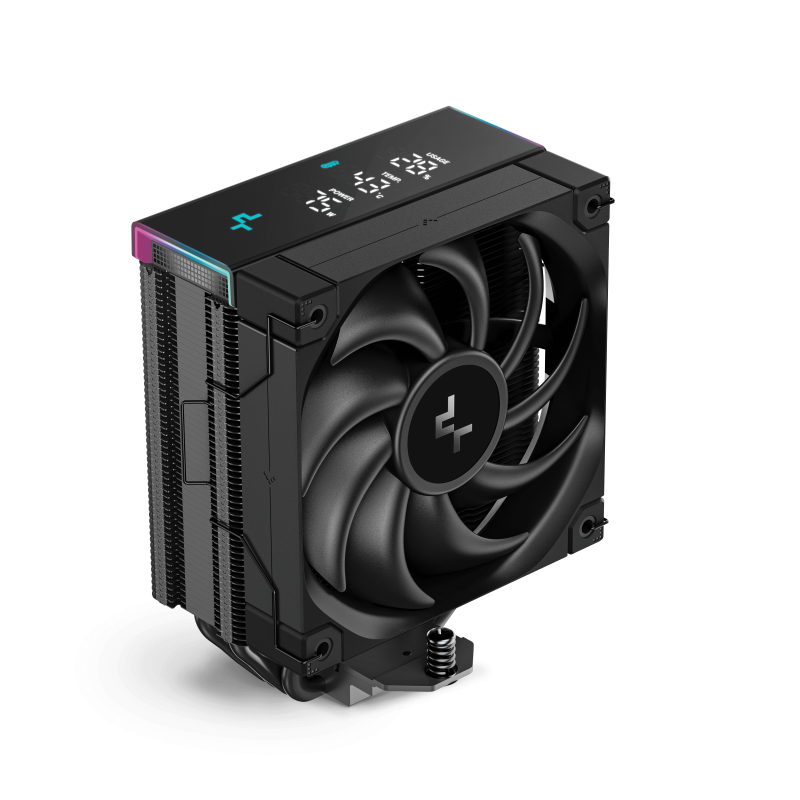 Cooler Procesor DEEPCOOL AK400 DIGITAL PRO NEGRU, marime heatsink 120x60x152mm,