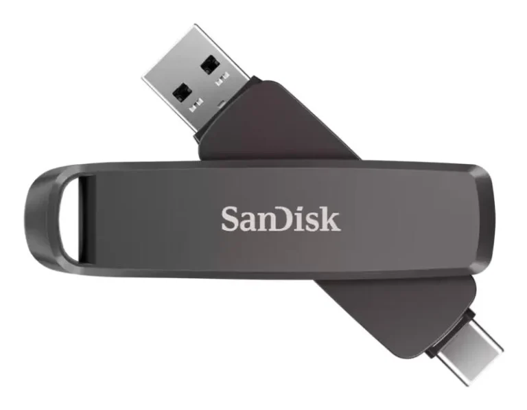 SanDisk SDDDE1 - 512G - G46. Capacity: 512 GB - Write speed: 900 MB/s. Form factor: Swivel. Weight: 33 g. Product