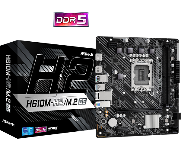 Placa de bază ASRock H610M-H2/M.2 D5 LGA1700