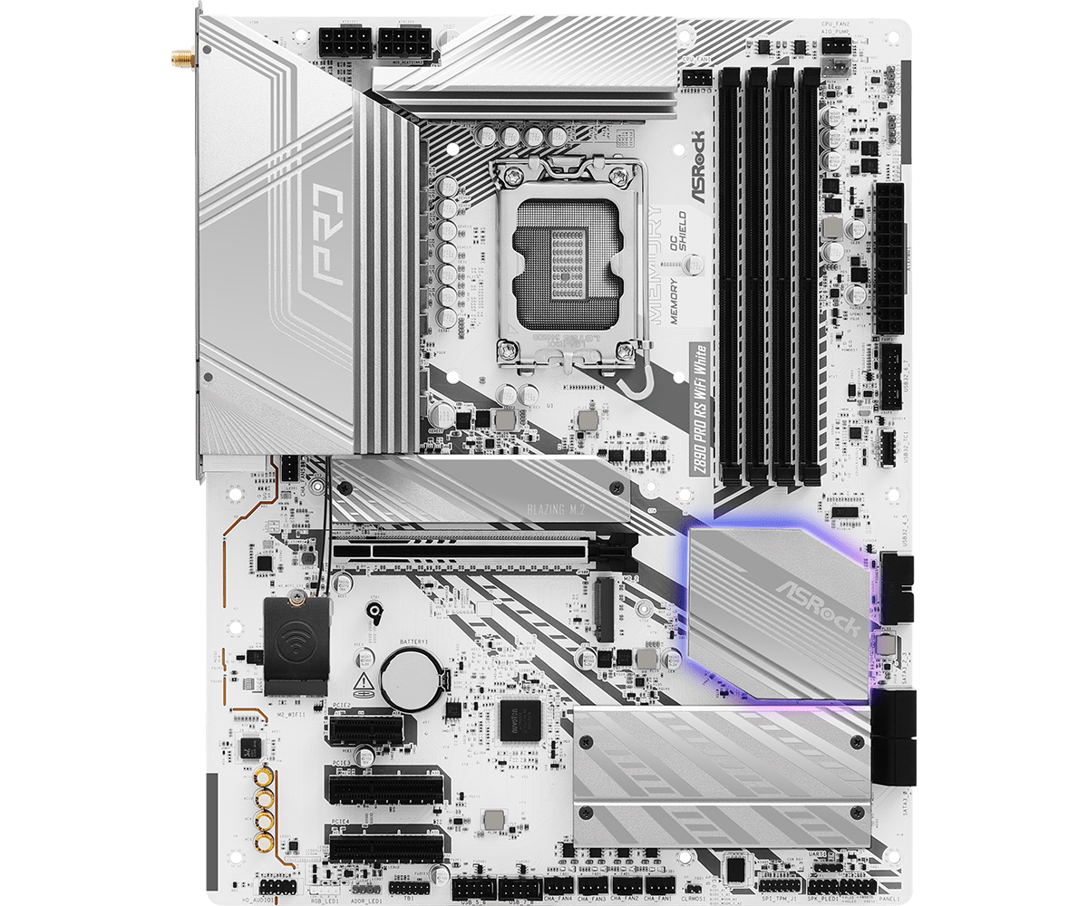 Placa de bază ASRock Z890 PRO RS WIFI WHITE LGA1851 - imagine 4