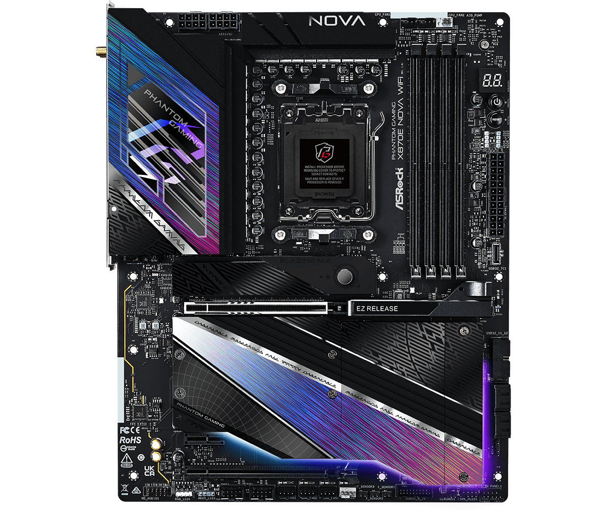 Placa de bază ASRock X870E NOVA WIFI AM5 - imagine 3