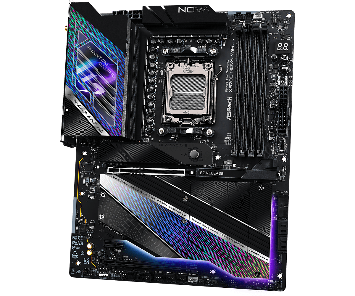 Placa de bază ASRock X870E NOVA WIFI AM5 - imagine 6