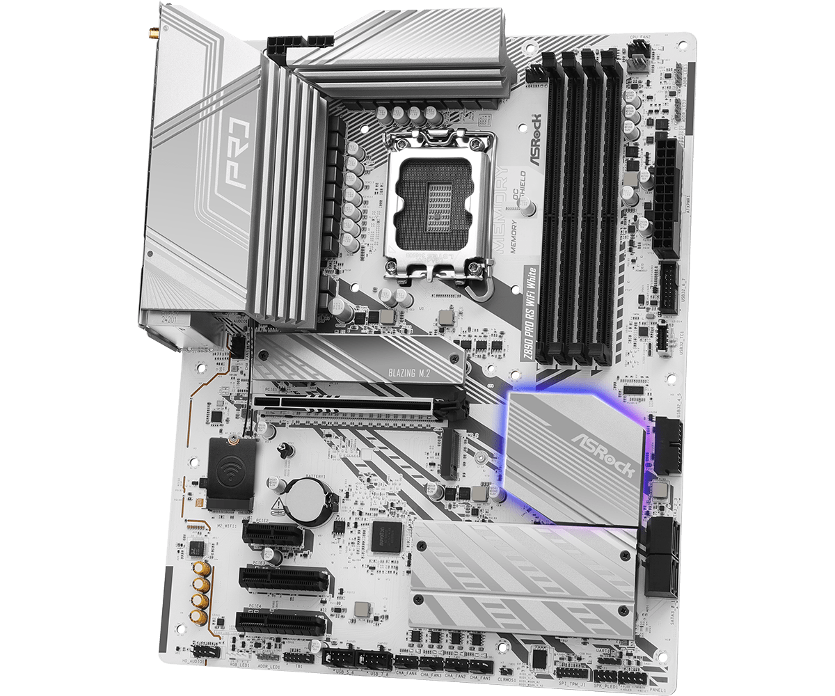Placa de bază ASRock Z890 PRO RS WIFI WHITE LGA1851 - imagine 6