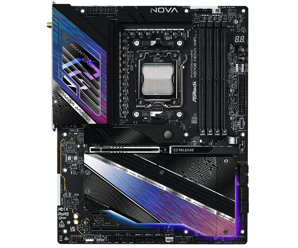 Placa de bază ASRock X870E NOVA WIFI AM5 - imagine 4