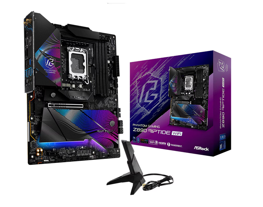 Placa de bază ASRock PHANTOM GAMING Z890 RIPTIDE WIFI LGA1851