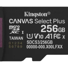 Card de Memorie Microsdxc Kingston256GBCanvas Select Plusfara Adaptor