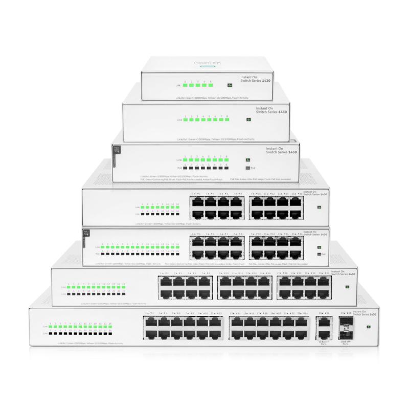 HPE Networking Instant On Switch 5p Gigabit 1430 - imagine 4