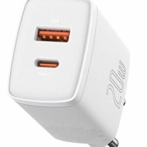 Incarcator Baseus Compact, fast charge 20W, alb