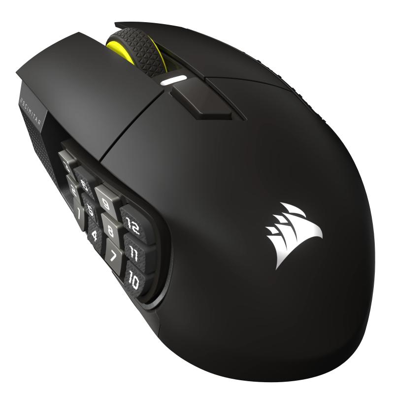 Mouse Gaming CORSAIR SCIMITAR ELITE WIRELESS SE, Gun metal, 33000