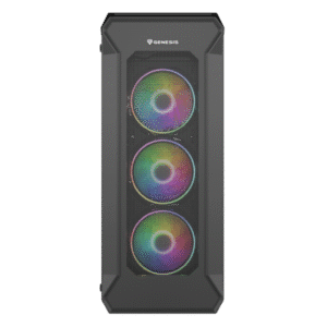 Carcasa GENESIS IRID 505 V2 Mid Tower ARGB NEGRU, Tempered