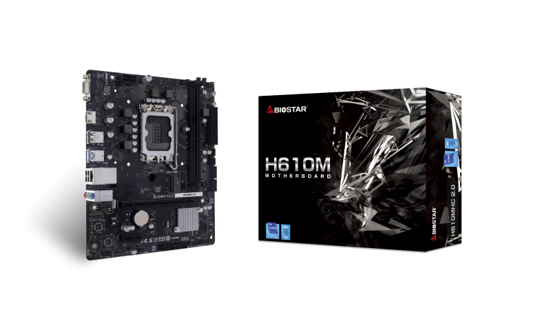 Biostar H610MHC 2.0. Processor manufacturer: Intel, Processor socket: LGA 1700,