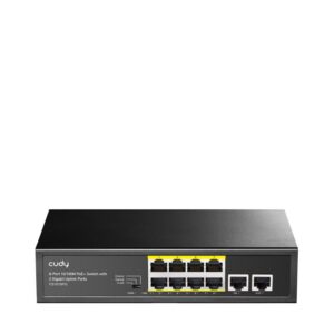 CUDY 8-Port 10/100M PSE RJ-45  +2 RJ45 10/100/1000M Uplink
