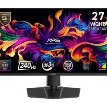 Monitor MSI 26.5 inch MAG 273QP QD - OLED X24 - Panel: QD - OLED - Diagonal inch : 26.5 - Diagonal cm : 67 - Aspect