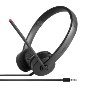 Lenovo Essential Stereo Analog Headset, Greutate: 0.11kg, Color: Black, Conectivitate: