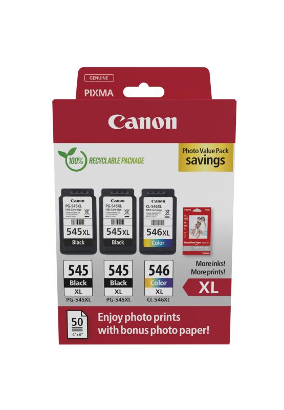 Canon pachet cartuse cearneala PG-545XL X2 /CL-546XL MULTIPACK, capacitate negru: