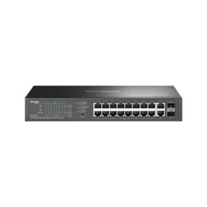 Omada 20-Port Switch ES220GP, • 16× 10/100/1000 Mbps PoE+ RJ45