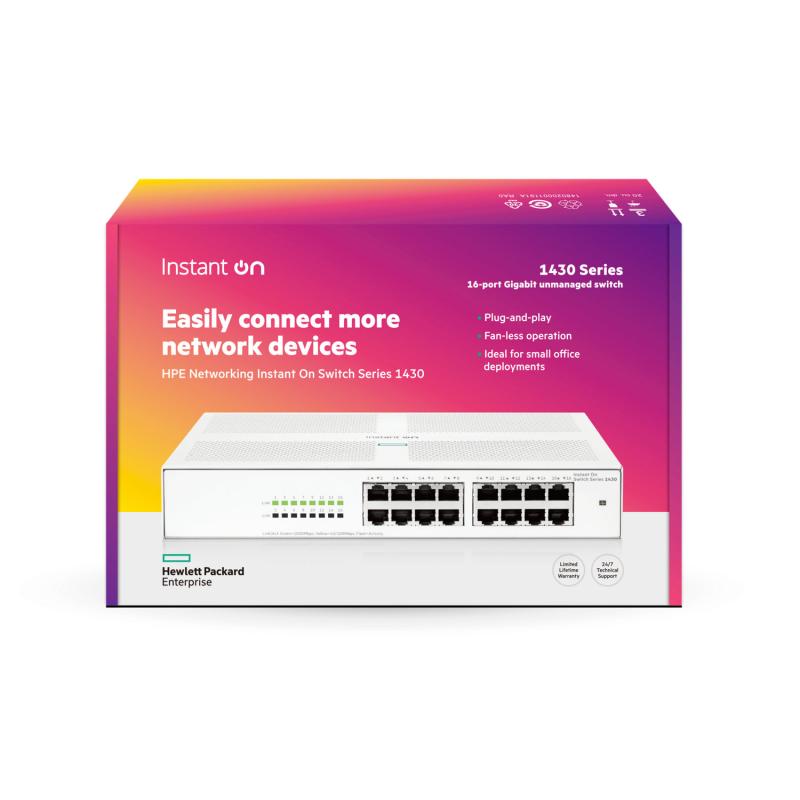 HPE Networking Instant On Switch 16p Gigabit 1430