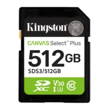 Card de Memorie Sdxc Kingston512GBCanvas Select Plus