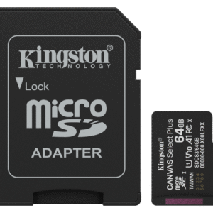 Card de Memorie MicroSDXC Kingston64GBCanvas Select PlusCu Adaptor