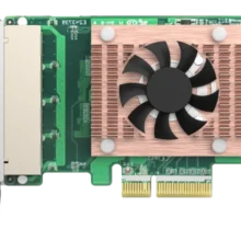 QNAP QXG - 2G4T - I225. Intern. Tehnologia de conectare: Prin cablu - Interfaţă gazdă: PCI Express - Interfaţă