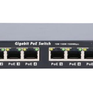 Extralink KRATOS  PoE Switch  7x Gigabit PoE 1x