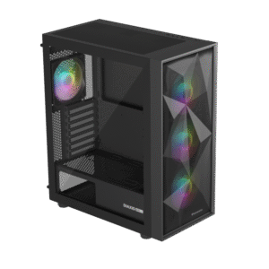 Carcasa GENESIS DIAXID 605 Mid Tower ARGB NEGRU, Tempered Glass,