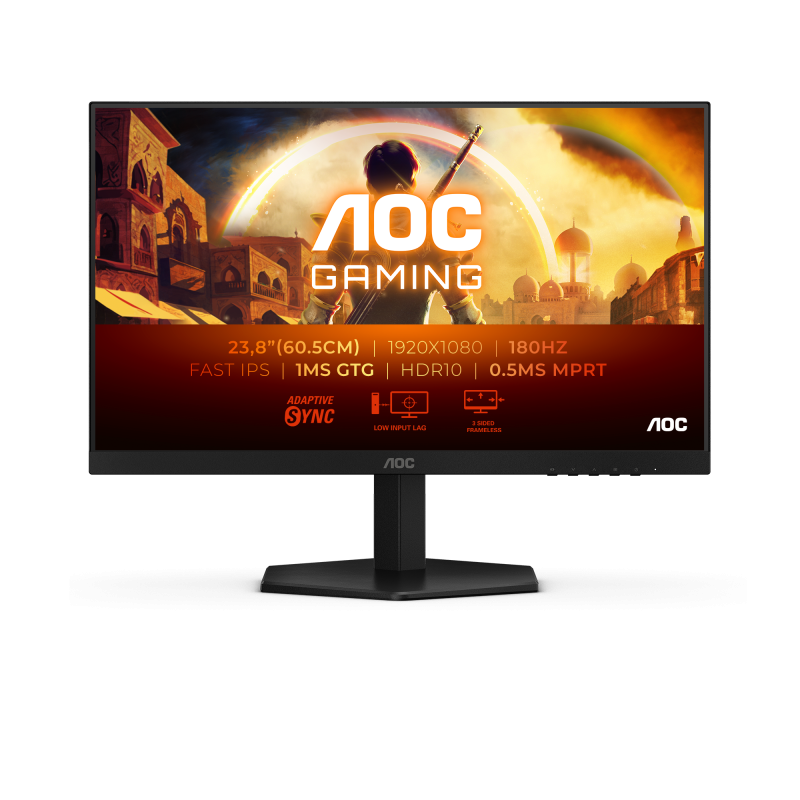 Monitor AOC 24" 24G42E, Diagonal (inch): 24, Diagonal (cm): 60.96,