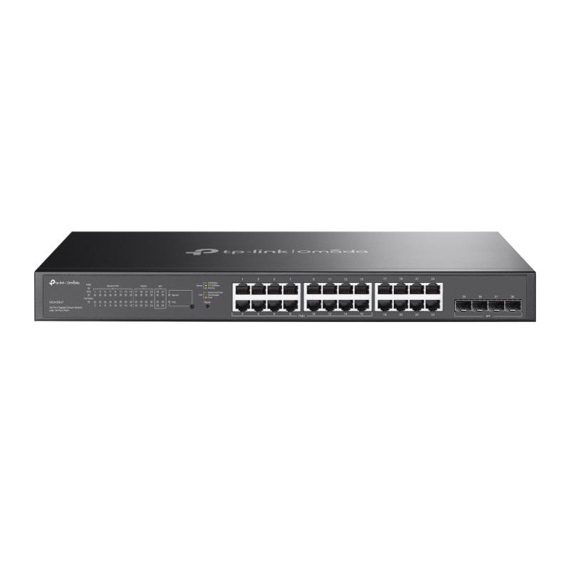 Omada 28-Port Gigabit Smart Switch with 16-Port PoE+ PORT: 24×