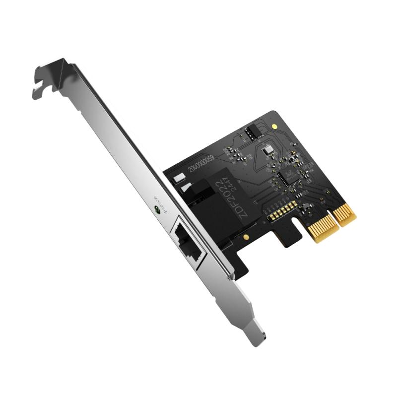 Gigabit PCIe Network Adapter SPEED: 1 Gbps SPEC: 1×RJ45,