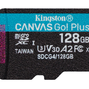 Card de Memorie MicroSDXC Kingston128GB Canvas GO PlusFara Adaptor