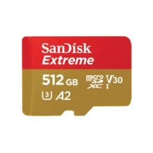 Card de Memorie MicroSDHC SanDisk - 512GB - UHS - I - Class 10 - 80MB/s + Adaptor