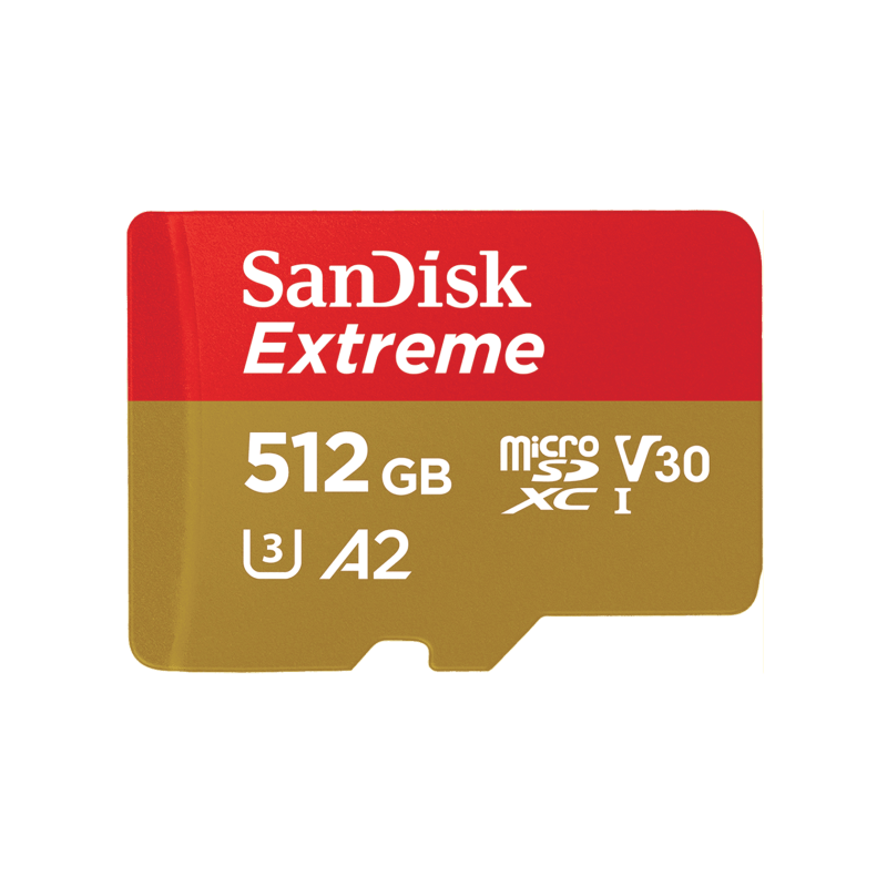 Card de Memorie MicroSDHC SanDisk, 512GB, UHS-I, Class 10, 80MB/s