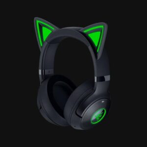Casti Razer Kraken Kitty V2 Bluetooth 5.2Quartz Edition, interfata USB-