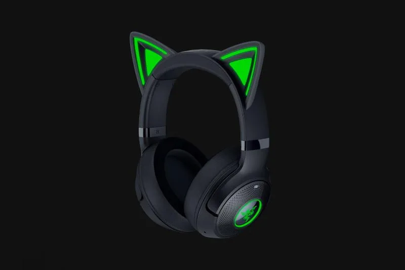 Casti Razer Kraken Kitty V2 Bluetooth 5.2Quartz Edition, Interfata USB