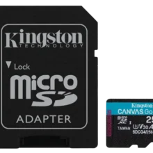 Card de Memorie Microsdxc Kingston256GBCanvas Go Pluscu Adaptor