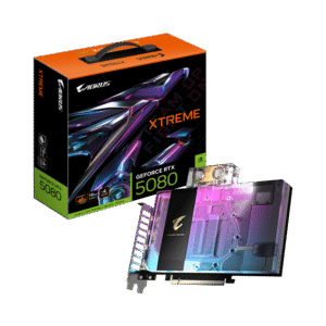 Placa Video GIGABYTE AORUS GEFORCE RTX 5080 XTREME WATERFORCE WB