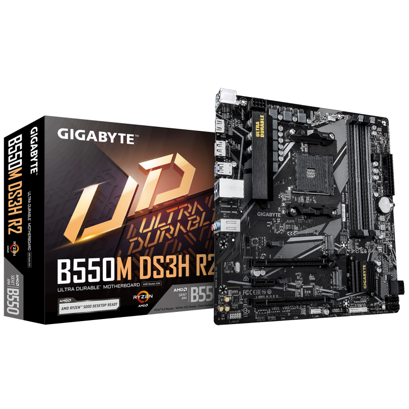 Placa de Bază GIGABYTE B550M DS3H R2 AM4