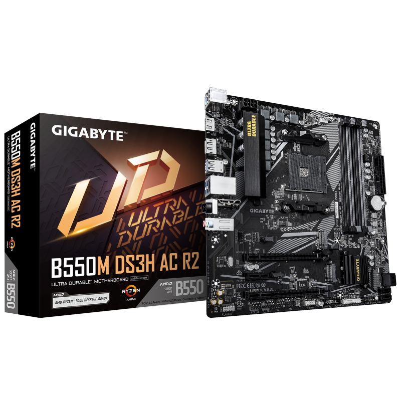 Placa de bază Gigabyte B550M DS3H AC R2 AM4