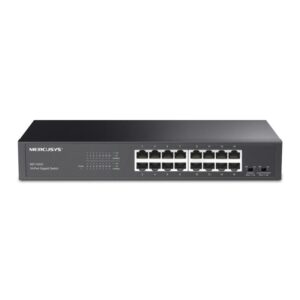 16-Port Gigabit Desktop/Rackmount Switch, interfata 16×10/100/1000Mbps RJ45 Ports, Auto-Negotiation, Auto