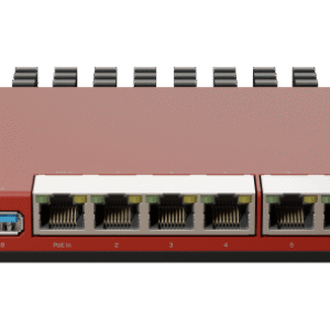 Router wireless Mikrotik L009UIGS-RM, porturi: 8x LAN1x SFP, porturi LAN/WLAN