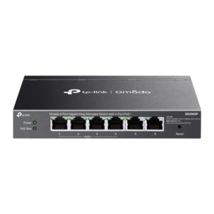 Omada 6-Port Gigabit Easy Managed Switch with 4-Port PoE+ PORT:
