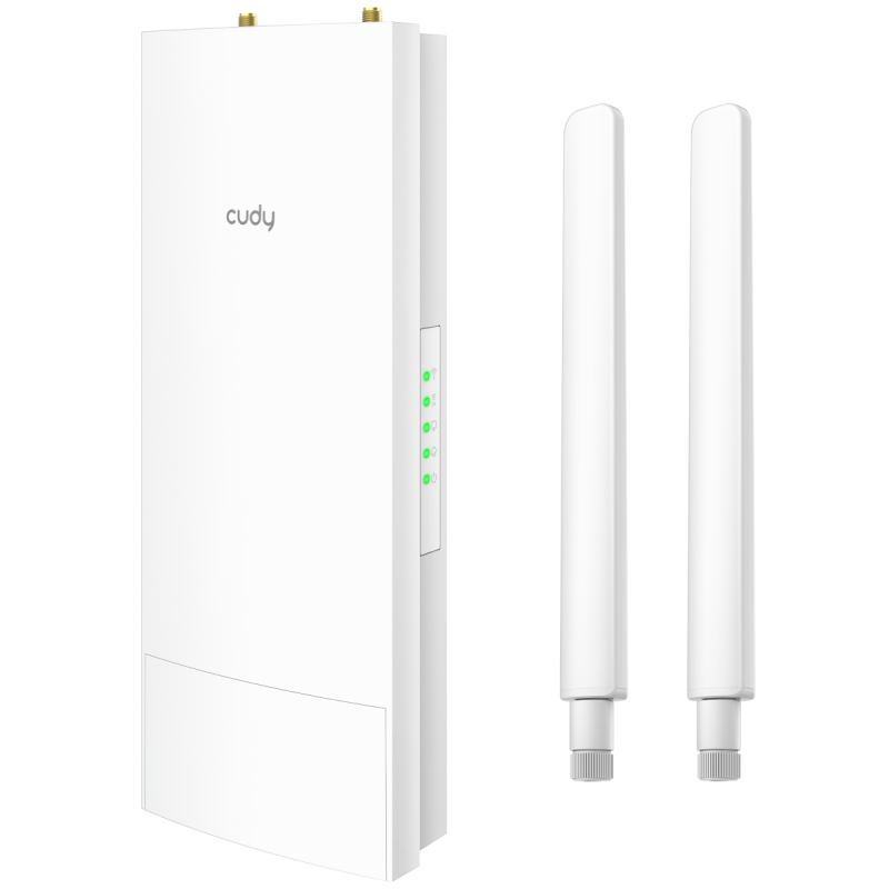 CUDY AC1200 WiFi Outdoor Repeater, Access Point, 867Mbps at 5GHz
