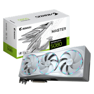 Placa Video GIGABYTE AORUS GEFORCE RTX 5080 MASTER ICE 16GB