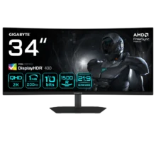 G34WQC2 GIGABYTE 34” WQHD Curved Gaming Monitor - 3440 x